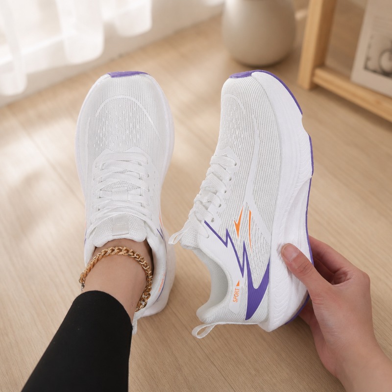 Women'S Shoes Extra Wide - Damskie sneakersy z szerokim noskiem, oddychające,