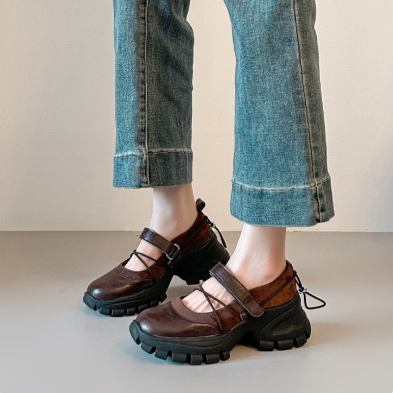 Women'S Shoes In Fashion - Nowe Retro Baletki Mary Jane Modne