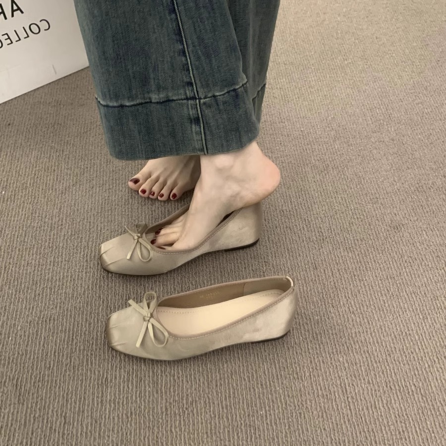 Shoes For Women Flats - Baletki na ukrytym koturnie w nowym