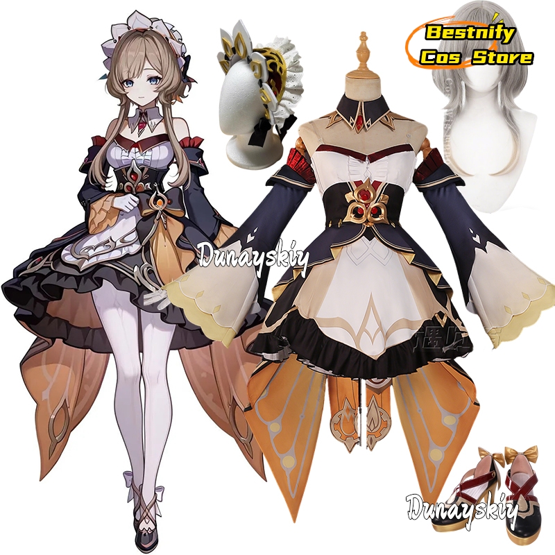 Women Shoes Japan - Kostium Cosplay Sandrone z Genshin Impact,