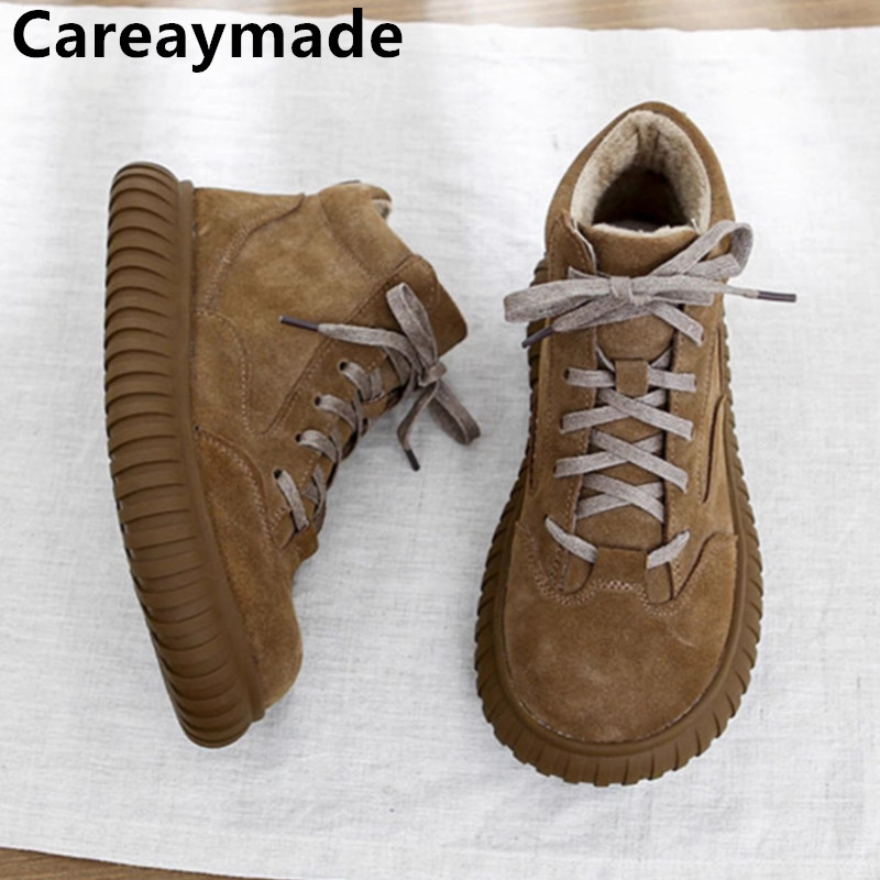 Women'S Shoes Extra Wide - Careaymade-szeroka główka oryginalne skórzane buty damskie