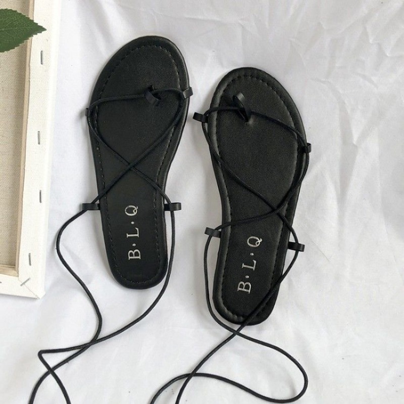 Thong Flat Sandal - Damskie płaskie sandały japonki w stylu