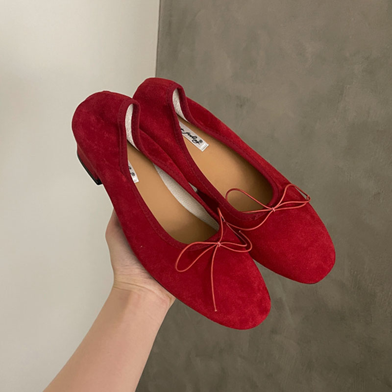 Shoes For Women Flats - Modne damskie wsuwane czółenka na obcasie
