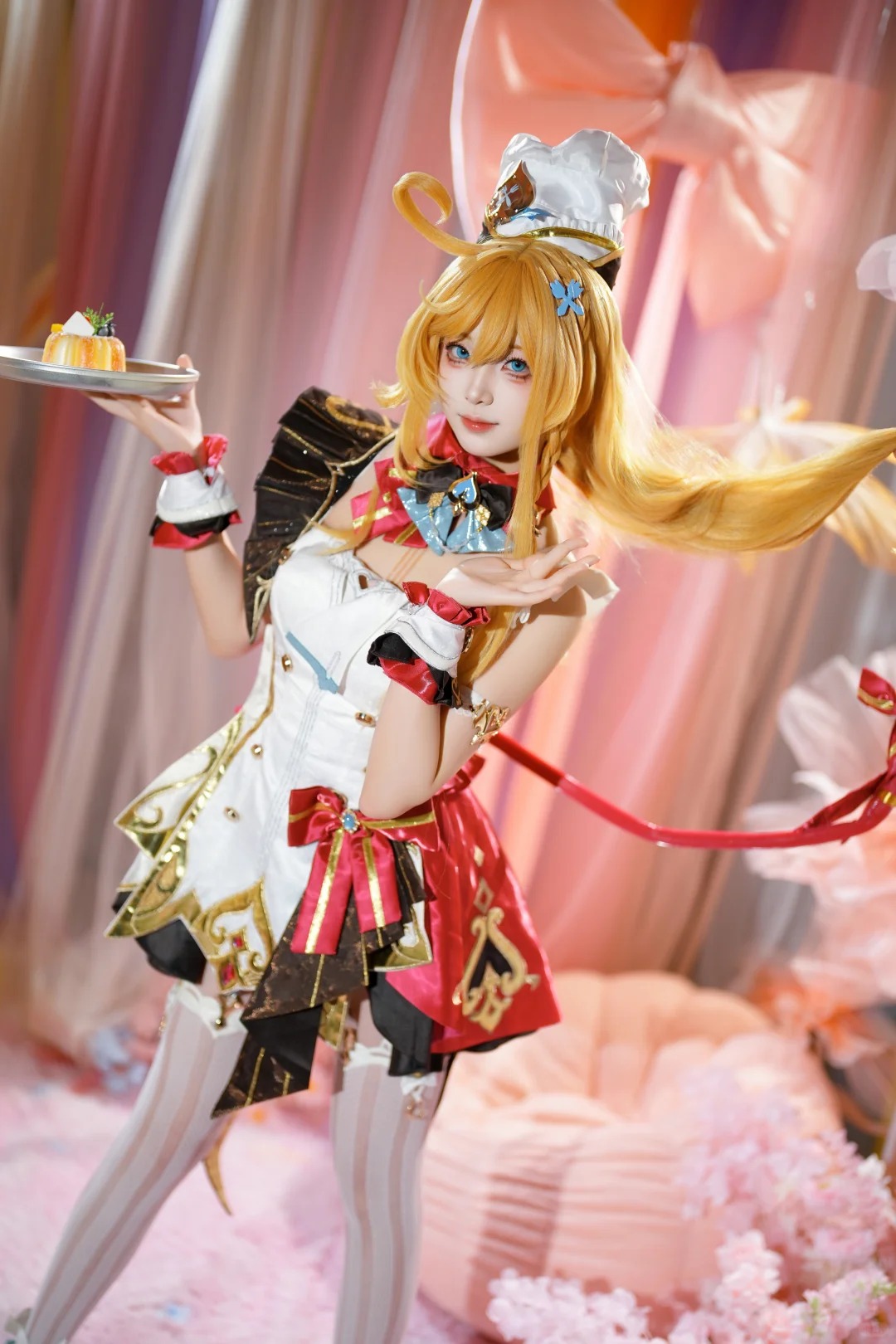 Women Shoes Japan - Oficjalny strój cosplay Escoffier, peruka, buty,