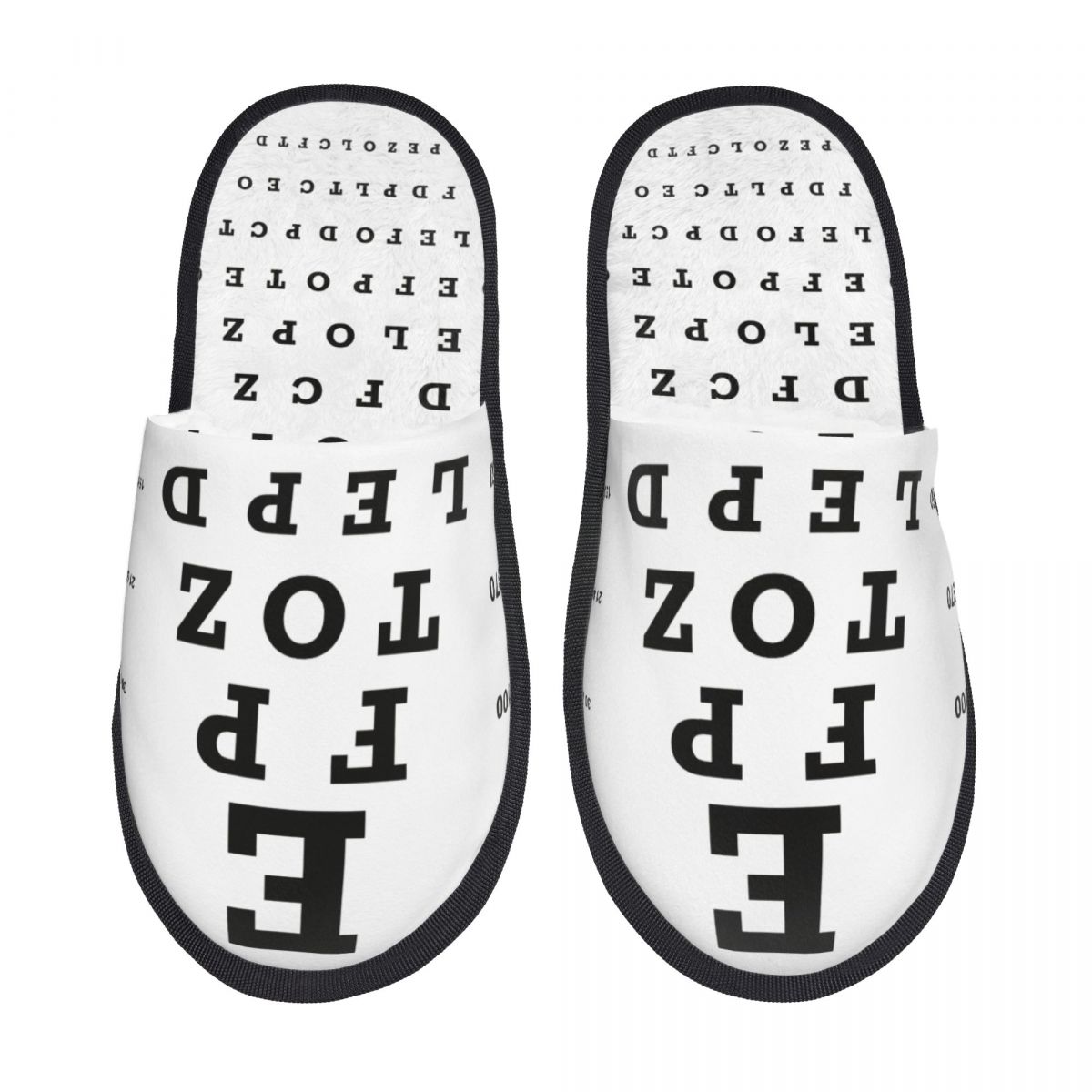 Shoes Women Chart - Damskie miękkie, ciepłe kapcie z pianki