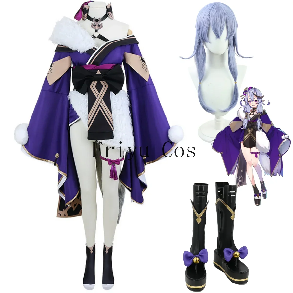 Women Shoes Japan - Anime Virtual Rindou Mikoto Strój Cosplay