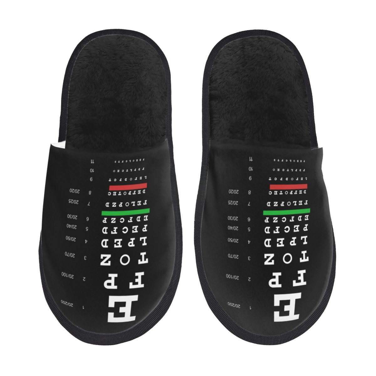 Shoes Women Chart - Personalizowane kapcie domowe z miękkiej pianki