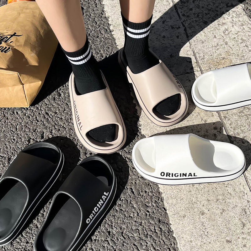 Women'S Shoes To Men'S Size - Męskie grube podeszwy, antypoślizgowe kapcie do
