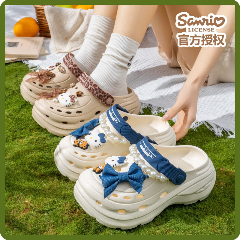 Urocze perłowe kokardki Hello  – Women'S Shoes Clogs recenzja i cena
