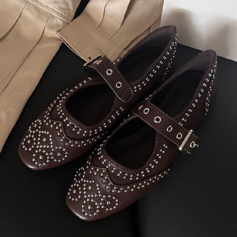 Damskie baleriny Mary Jane z o – Shoes For Women Flats recenzja i cena