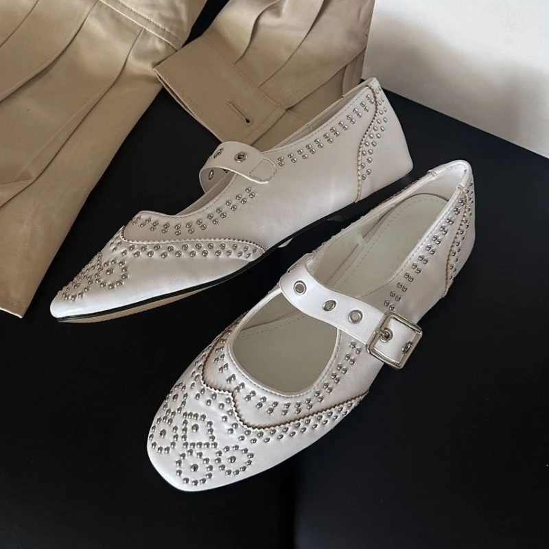 Damskie baleriny Mary Jane z o – Shoes For Women Flats recenzja i cena