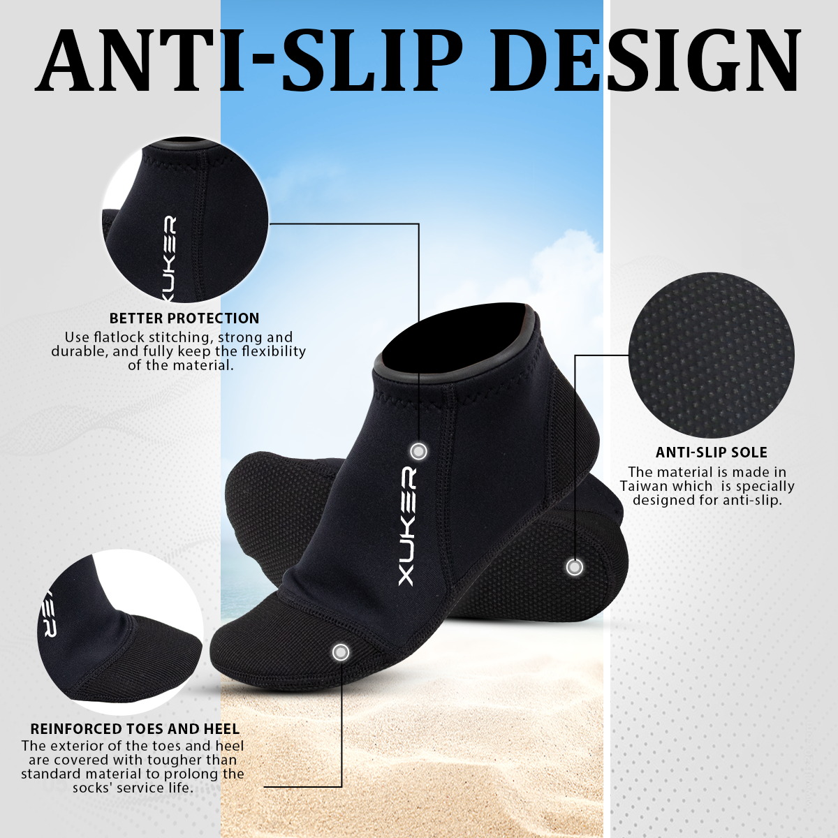 Męskie damskie 3mm skarpetki n – Women'S Shoes Neuropathy recenzja i cena