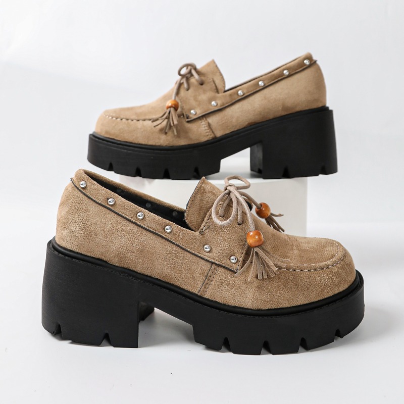 2026 Retro Teksturowane Sznuro – Shoes For Women Flats recenzja i cena