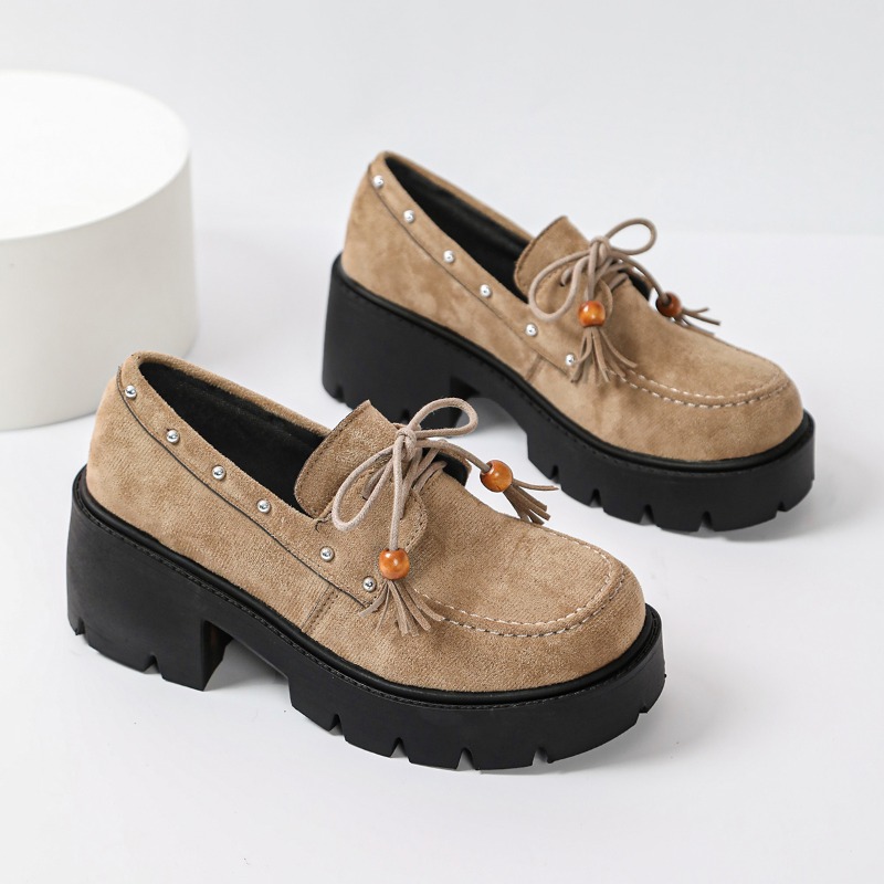 2026 Retro Teksturowane Sznuro – Shoes For Women Flats recenzja i cena