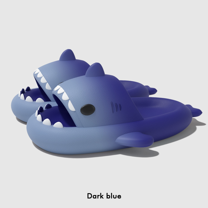 Cute Cartoon Shark kapcie dla  – Women'S Shoes To Men'S Size recenzja i cena