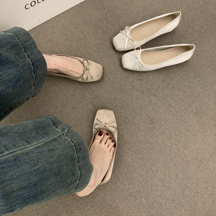 Baletki na ukrytym koturnie w  – Shoes For Women Flats recenzja i cena