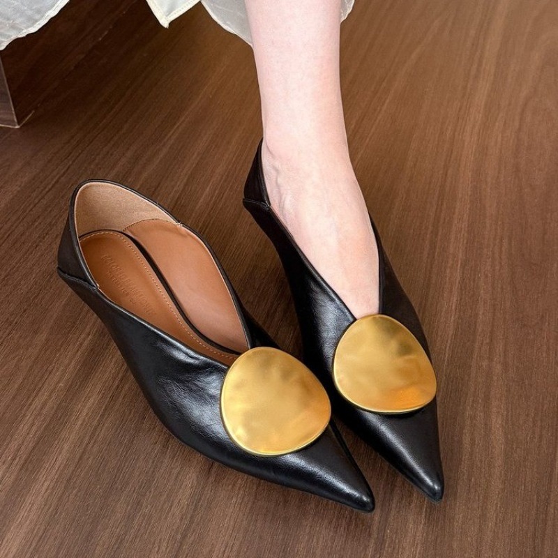 Wsuwane damskie baleriny z ost – Shoes For Women Flats recenzja i cena