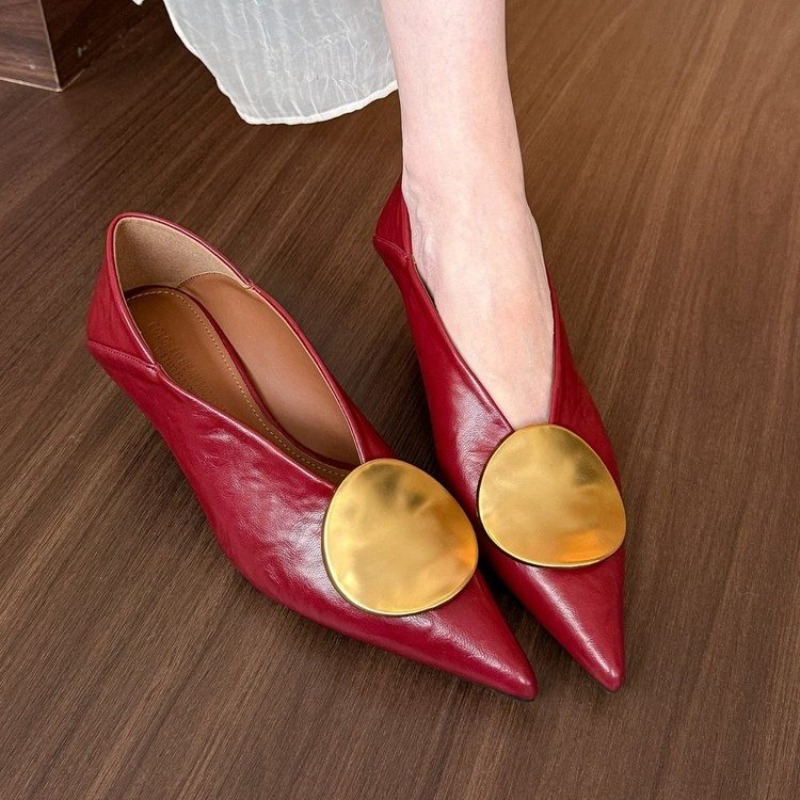 Wsuwane damskie baleriny z ost – Shoes For Women Flats recenzja i cena