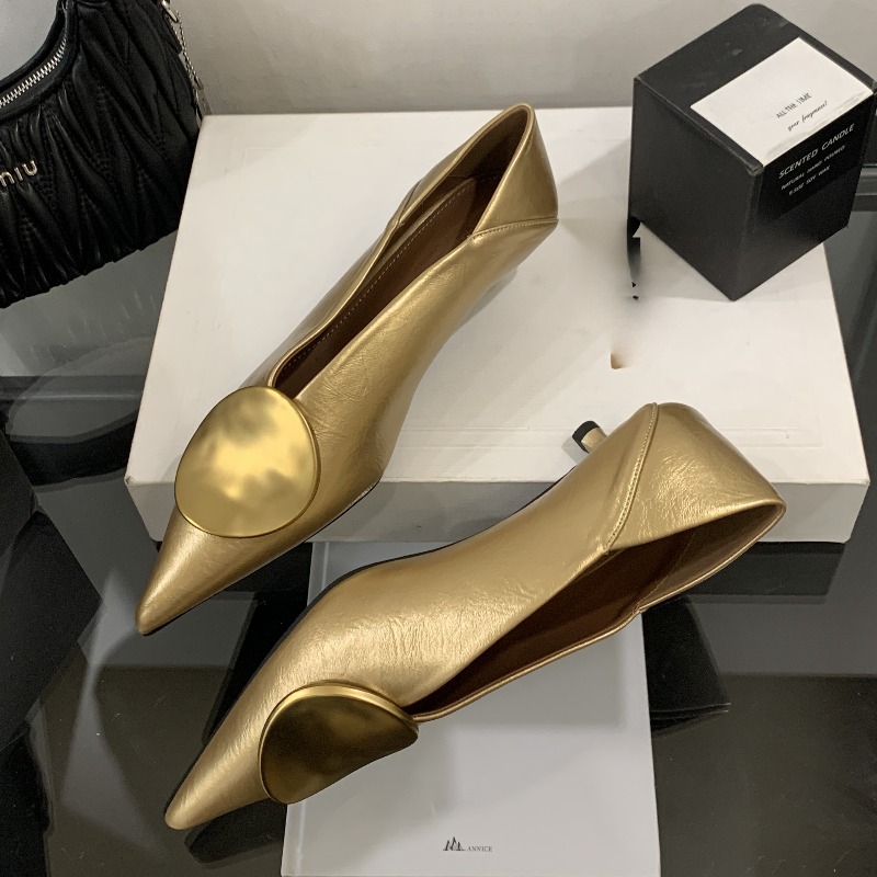 Wsuwane damskie baleriny z ost – Shoes For Women Flats recenzja i cena