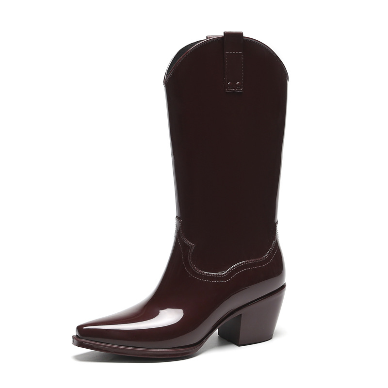Długie kalosze Moda damska But – Women'S Shoes Neuropathy recenzja i cena