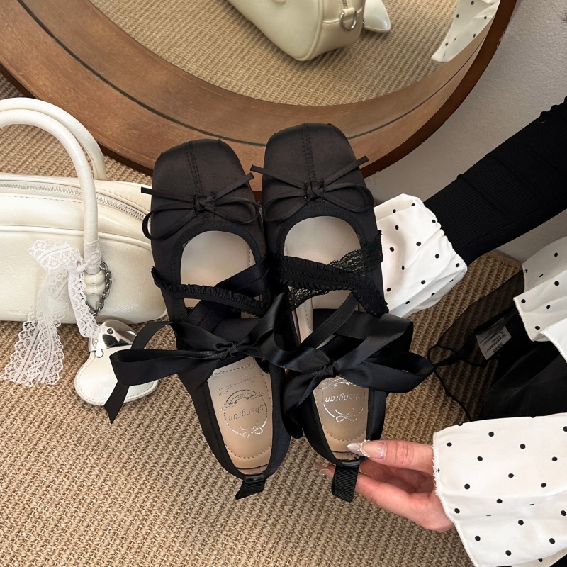 Nowe Wiosenne Wygodne Sznurowa – Shoes For Women Flats recenzja i cena