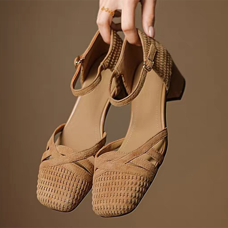 Retro Plecione Sandały na Wyso – Ankle Strap Heels recenzja i cena
