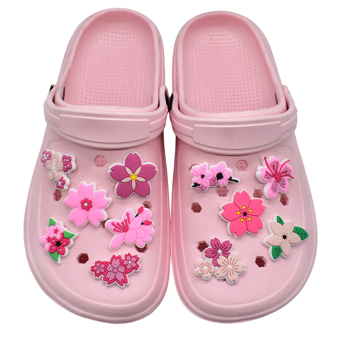 Śliczne różowe kwiatowe zawies – Women'S Shoes Crocs recenzja i cena