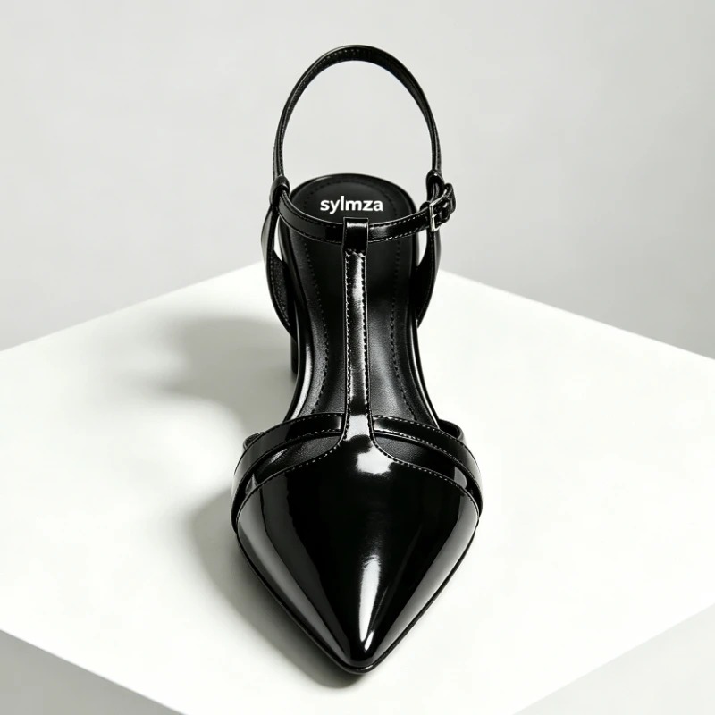 Szpilki damskie z lakierowanej – Ankle Strap Heels recenzja i cena