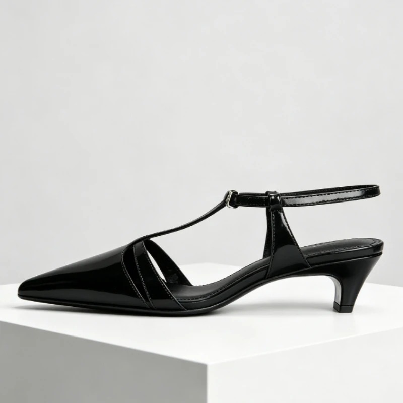 Szpilki damskie z lakierowanej – Ankle Strap Heels recenzja i cena