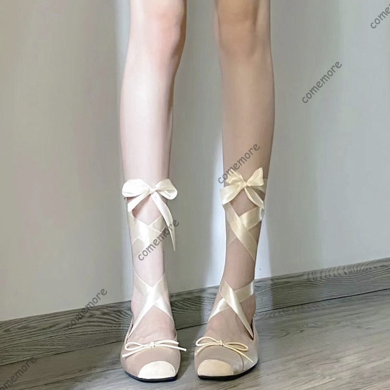 Damskie baleriny z satynową ws – Shoes For Women Flats recenzja i cena