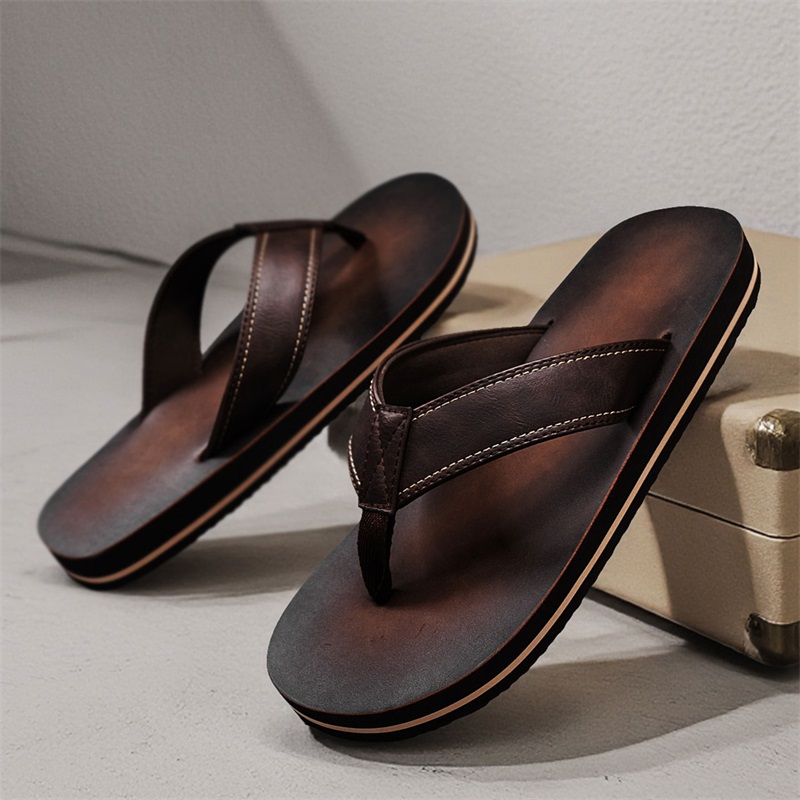 Męskie klapki w stylu vintage  – Thong Flat Sandal recenzja i cena
