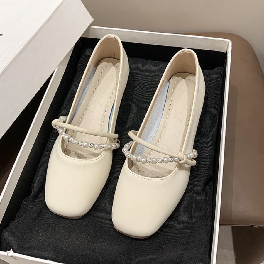 Nowe Eleganckie Francuskie Bal – Shoes For Women Flats recenzja i cena