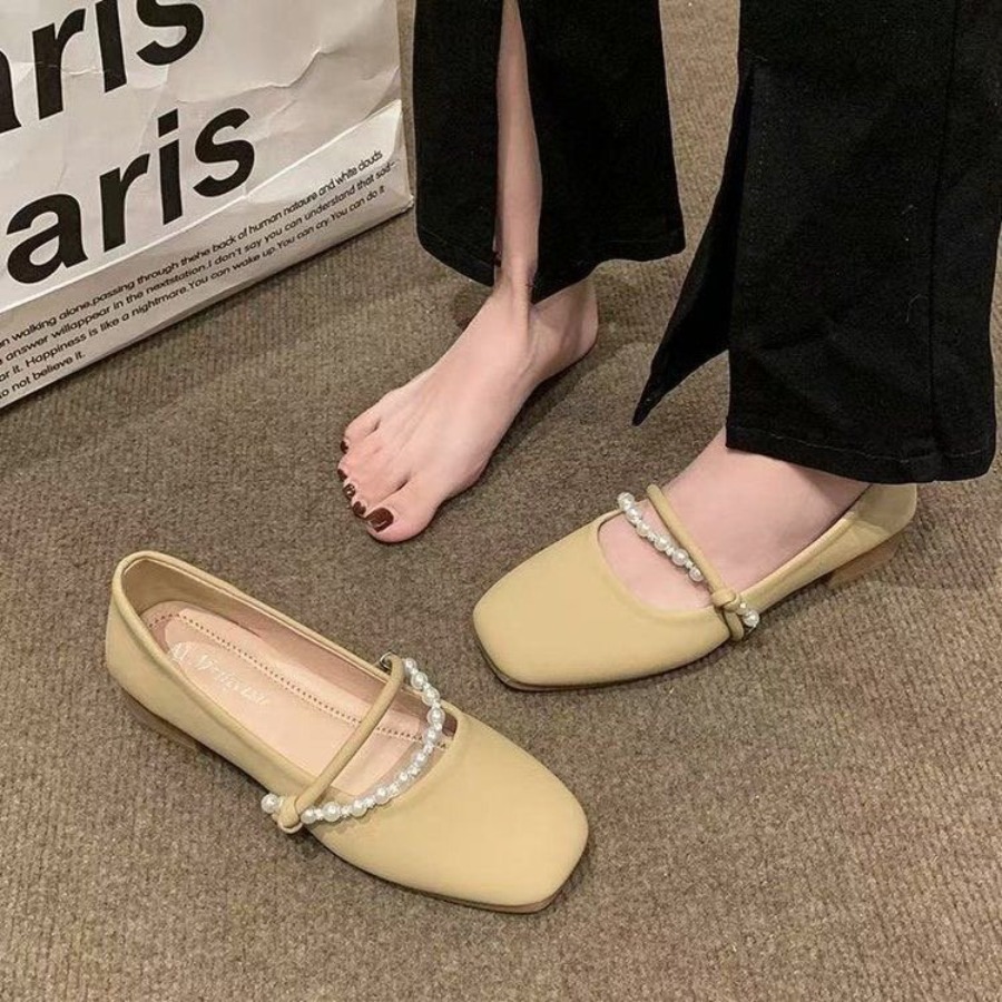 Nowe Eleganckie Francuskie Bal – Shoes For Women Flats recenzja i cena