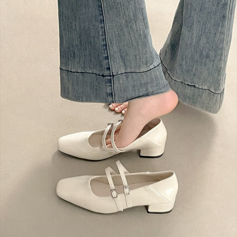 Kwadratowe noski, niski obcas, – Women'S Shoes In Fashion recenzja i cena