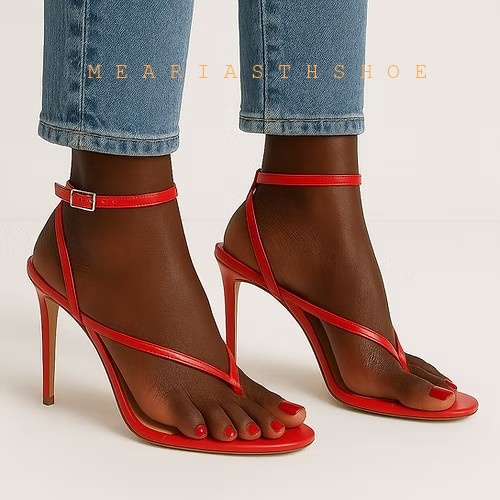 Beżowe Czarne Sandały Gladiato – Thong Flat Sandal recenzja i cena