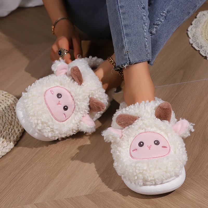 Zimowe Urocze Kapcie Owieczki  – Women'S Shoes To Men'S Size recenzja i cena
