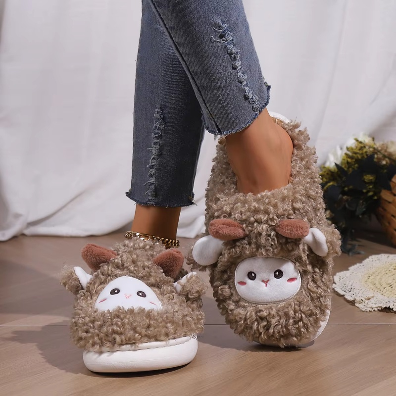 Zimowe Urocze Kapcie Owieczki  – Women'S Shoes To Men'S Size recenzja i cena