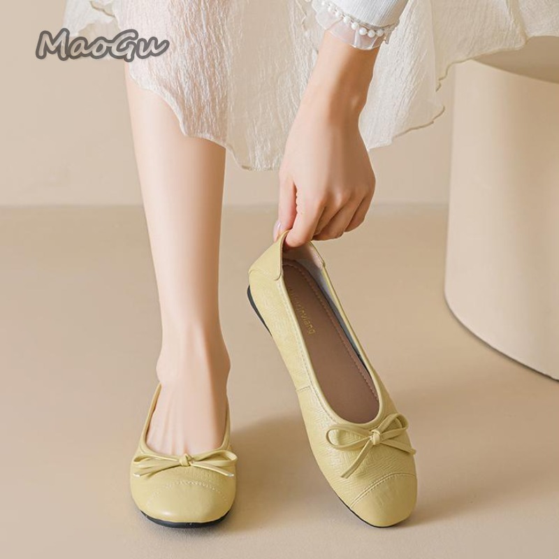 Eleganckie baleriny damskie z  – Shoes For Women Flats recenzja i cena